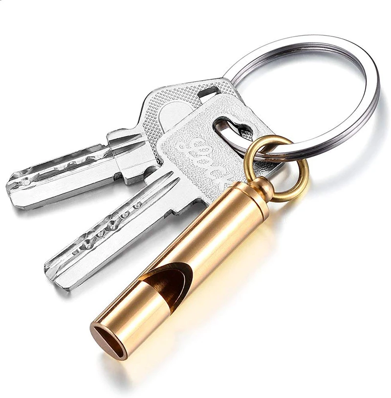 Benepaw Vintage Brass Dog Whistle For Pet Behavior Training Portable Quality Clear Lound Sound Stop Barking Aids Keychain
