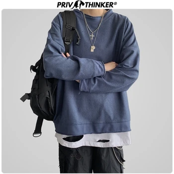 

Privathinker 2020 Men Woman Pullobers Hip Hop Sweatshirts Men's Solid Long Sleeve Fashion Hoodies Male Autumn Harajuku Clothing