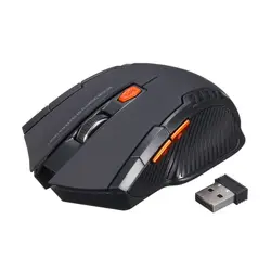 Профессиональная беспроводная мышь 1200 dpi 2,4G игровая мышь лазерная мышь Тихая для геймеров Встроенная батарея Компьютерные Мыши для ПК