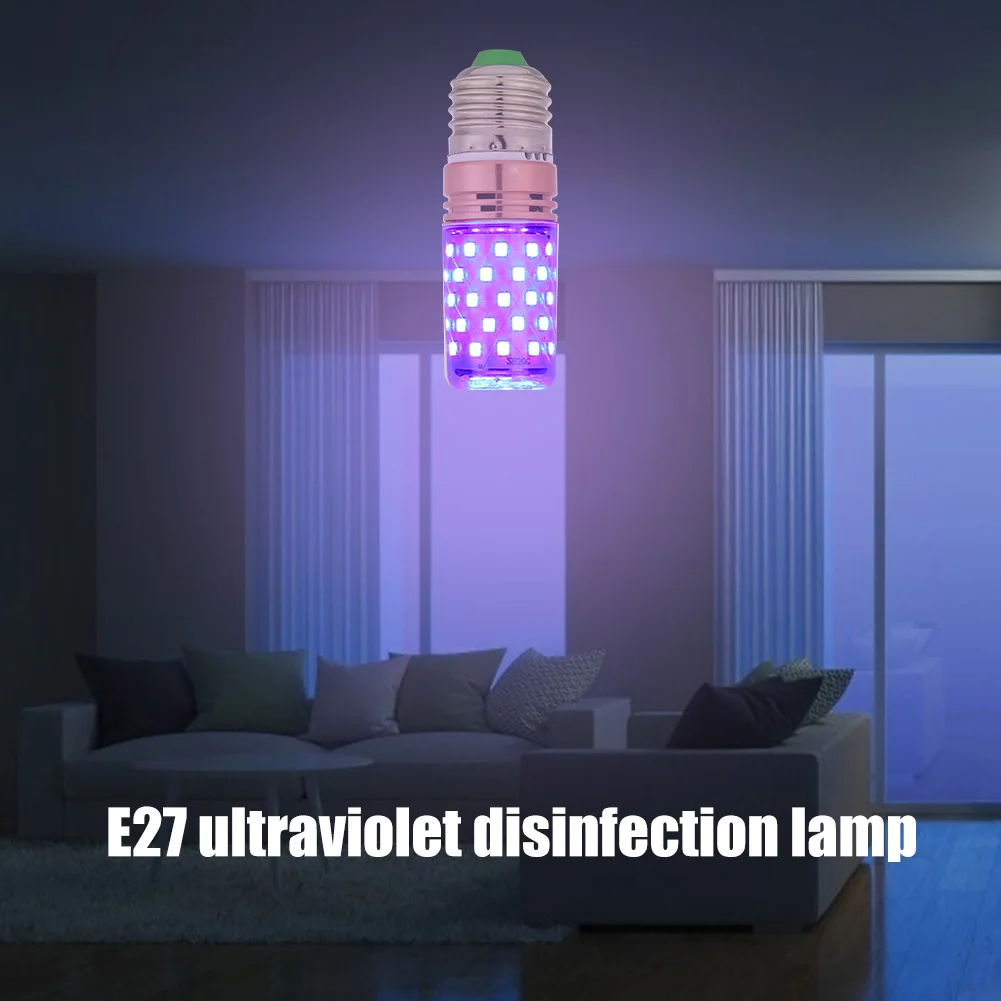 e27 60 led uv sterilisieren lampe keimtötende mais lampe töten staub licht  hause wohnzimmer schlafzimmer uv desinfektion glühbirne