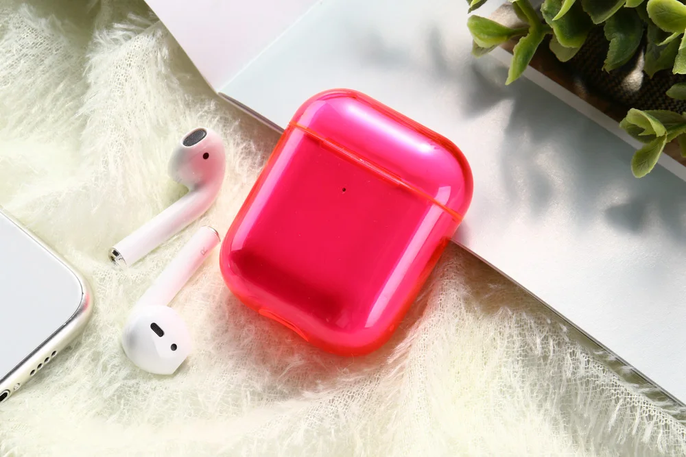 Чехол карамельного цвета для AirPods, чехол, Роскошный милый прозрачный жесткий чехол на AirPods Apple, чехол, протектор для Air Pod, чехол s, чехлы