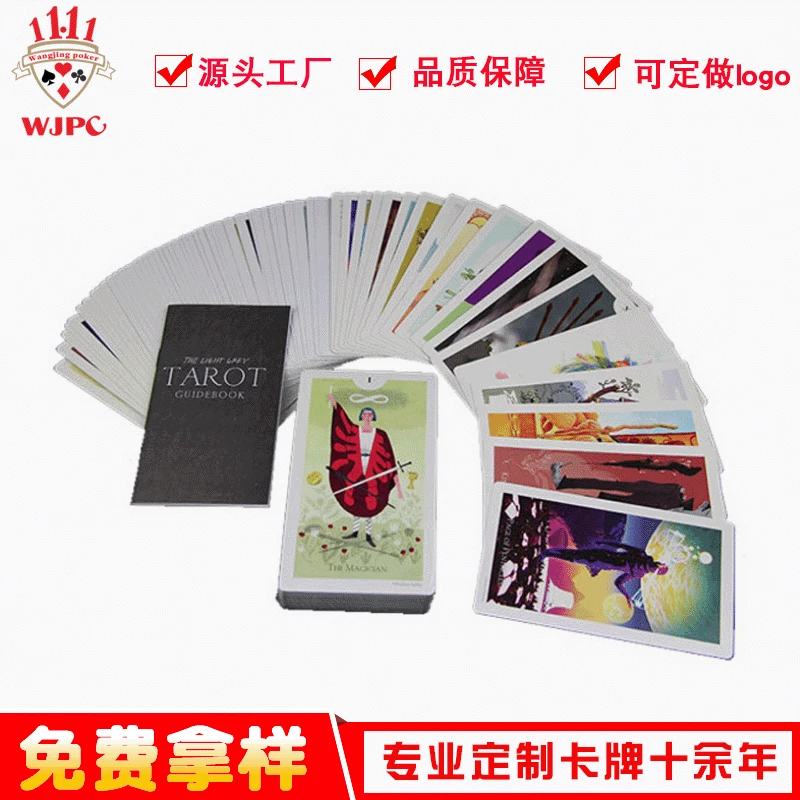

Exquisite Destiny Divination Tarot Cards 300g Top Grade Coated Paper Tarot Cards Advertisement Propaganda Card Customizable Manu