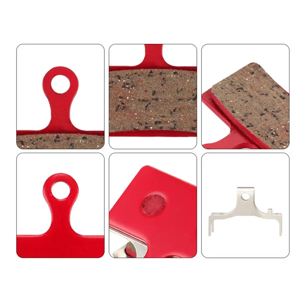BIKEIN(P185BP)Ceramic brake pad Disc Brake Pads For Sram Avid MTB Semi-Metallic Hydraulic Brake Pad 1Pair Red