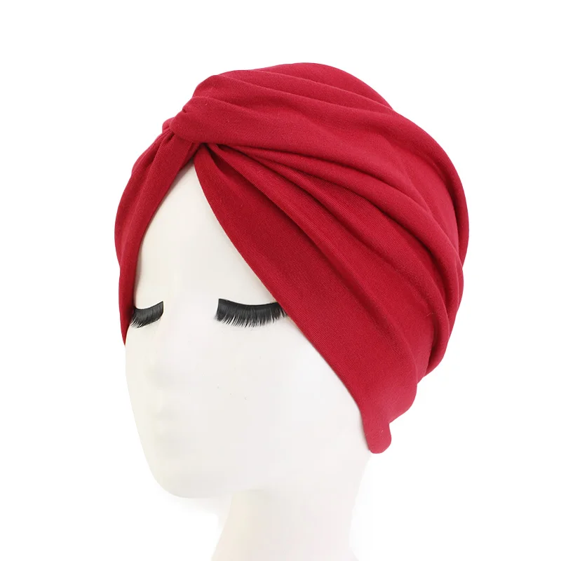 New Muslim Women Pearl Beading Elastic Turban Hat Cancer Cap Head Wrap cotton twist Chemo Cap Beanie Hijab Caps Headwear New Muslim Women Pearl Beading Elastic Turban Hat Cancer Cap Head Wrap cotton twist Chemo Cap Beanie Hijab Caps Headwear