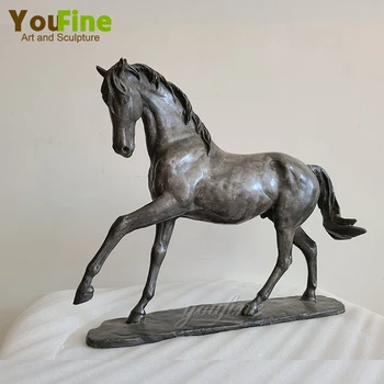Bronze Horse Statues Large Bronze Statue Sculpture Art Figurine Handmade Bronze Casting Horse Crafts Home Decor Luxury Gifts