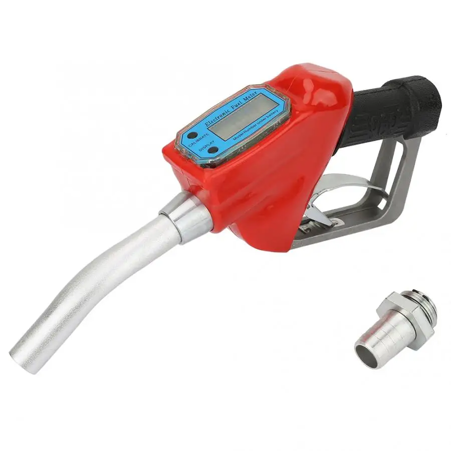 

Gasoline Delivery Nozzle Electronic Metering Oil Gun Nozzle Fuel Dispensing Meter Nozzle Oil Delivery Gun(with battery)