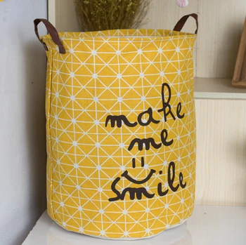 

Dirty Laundry Basket Big Size Kids Toys Holder Bucket Organizer Foldable Clothes Storage Basket children's room storage basket