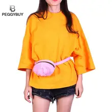 Женская меховая поясная сумка из искусственного кролика рюкзак с одной лямкой для путешествий плюшевый пояс сумка для девочек из искусственной кожи нагрудная сумка овальные сумки через плечо