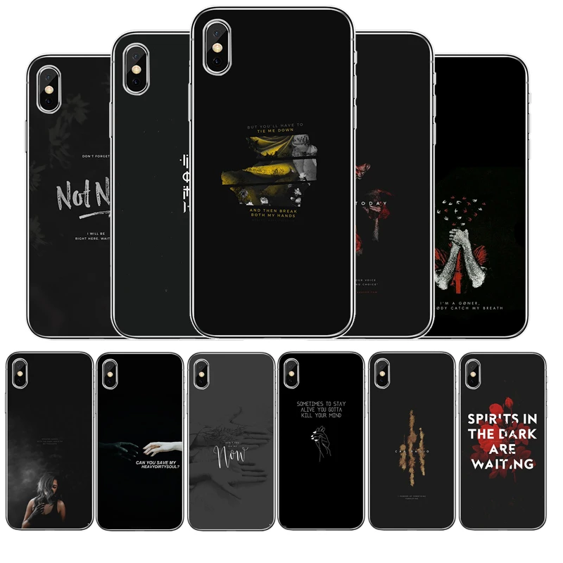 Color text on a black background TPU Soft Silicone Phone Case for iPhone 11  Pro 11Pro Max 8 7 6 6S Plus X XS MAX 5 5S SE XR|Ốp Chống Sốc Điện Thoại| -  AliExpress