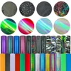 Various Iridescent Flock Glow PET PU Heat Transfer Vinyl HTV Printing Film For TShirt Iron on Fabric DIY Design for Cricut Vinyl ► Photo 1/6