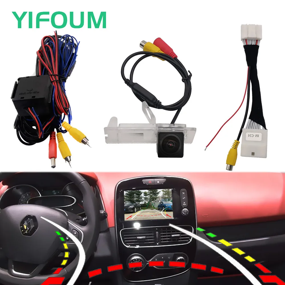 Für Renault Clio 4 IV MK3 MK4 2012-2017 Fisheye Dynamische Trajektorie HD Auto-Rückfahrkamera für Original-Werksdisplay – Detail 2