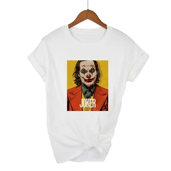 

Summer Newest Joker Art Painting Female T-shirt Harajuku Graphic T Shirts Women Hip Hop Streetwear Vogue Tee Shirt Femme