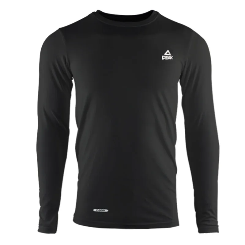 

PEAK Man's Running T Shirt Fitness Gym Training rashguard Compression sportswear Quick Dry Polyester Breathable Light Clothing