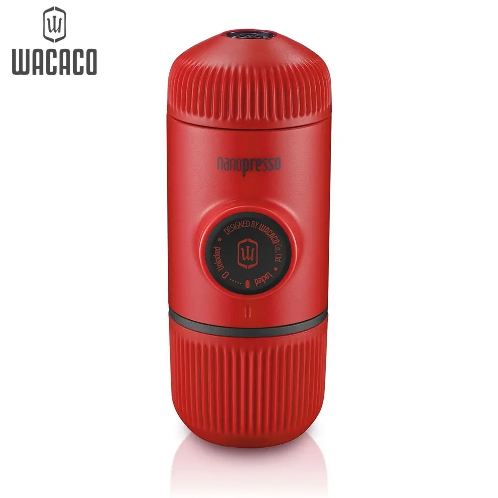  Coffee Machines Wacaco WCCN81 Espresso manual Nanopresso Red Small Size Kitchen for making ground c - 4000445356477