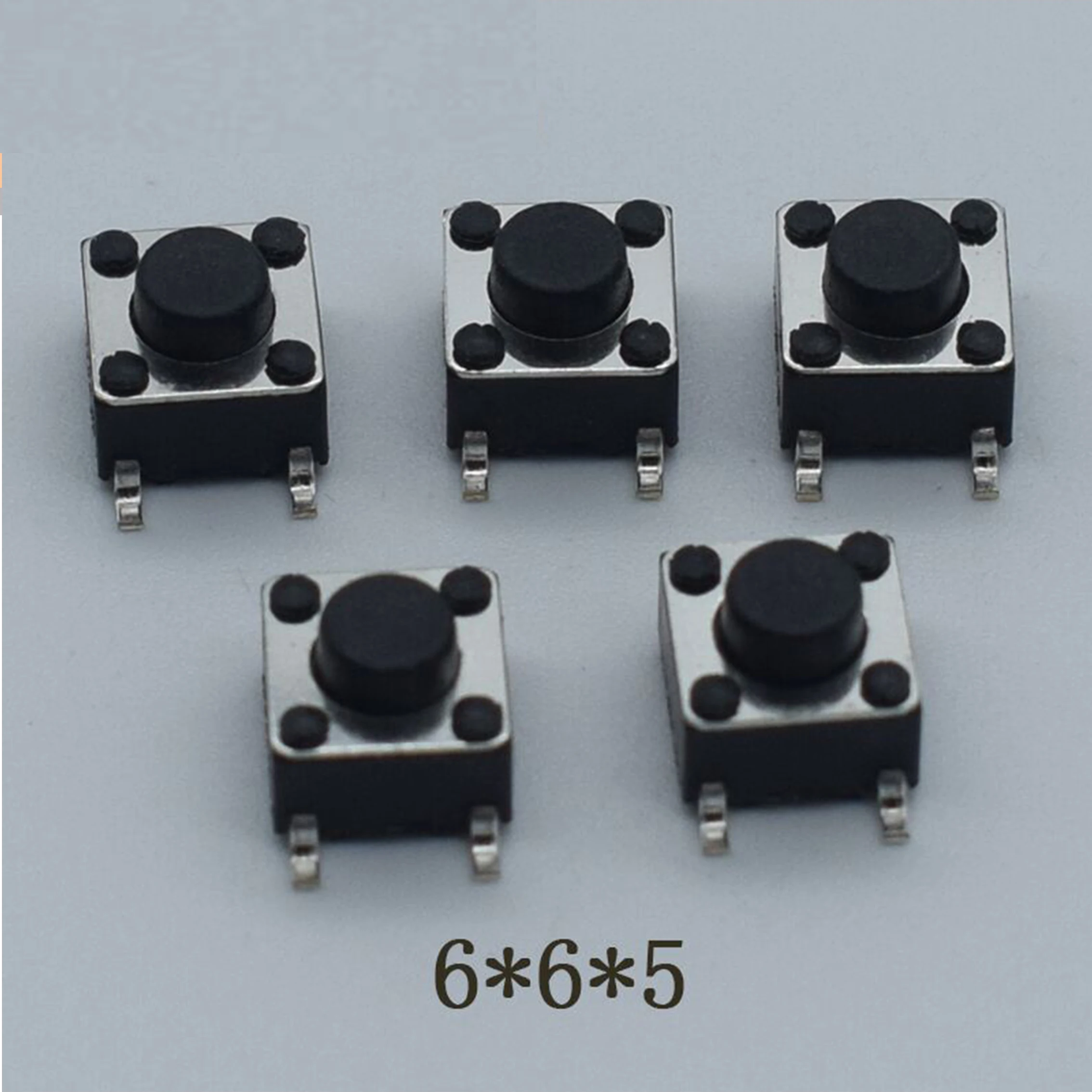 20pcs Stick slice black 6*6*5 Micro switchSwitches AliExpress