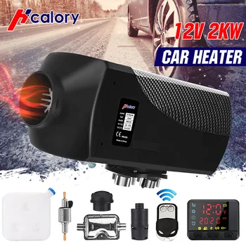 

2020 New Car Heater Heating 12V 2000W Air Monitor 10L Diesels Heater With Remote Control LCD Monitor for car Trailer Truck