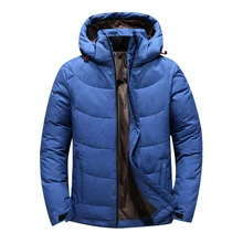 Новые мужские зимние Пуховые Мужские парки, куртки, пальто с капюшоном, Повседневная Верхняя одежда jaqueta masculina, зимнее пуховое пальто 8710