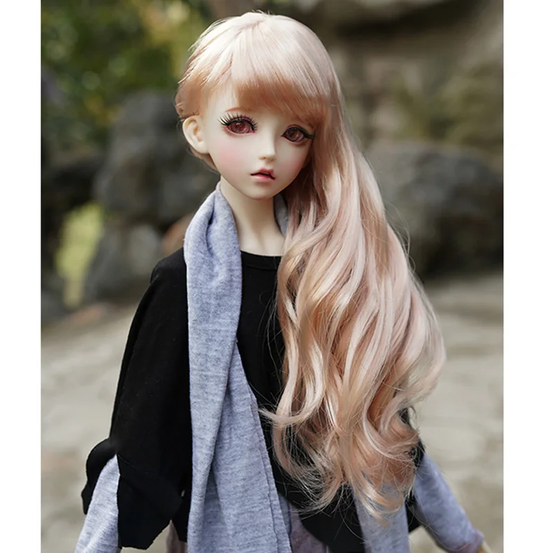Парик из мохеровой проволоки 1/3 1/4 1/6 Bjd модный волнистый парик SD для куклы Новое