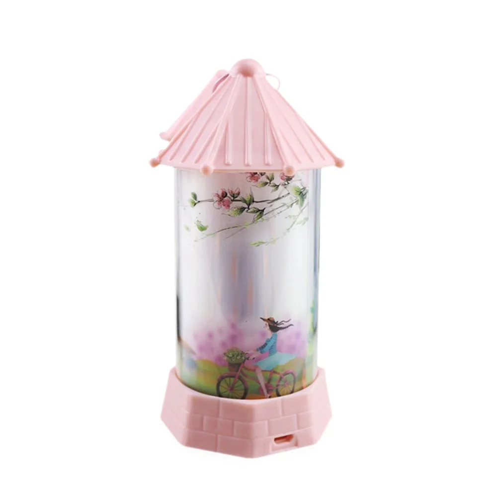 LED Lantern Plastic Flame Lamp Indoor Festival Halloween Castle Light Creative Celebration Halloween Lamp