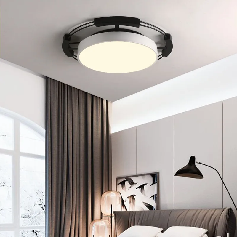 

Dining Bed Room Lights Lamp Modern Porch Hallway Balcony Kitchen Bedroom Led Ceiling Light 110V 220V Remote Lighting