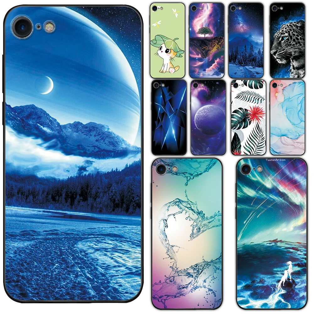 Per Iphone Se 2016 Custodia Cover Posteriore Per Iphone 5 6 5S 6S Custodia Morbida In Silicone Per Iphone 6 6S Plus Custodia Moda Scenario