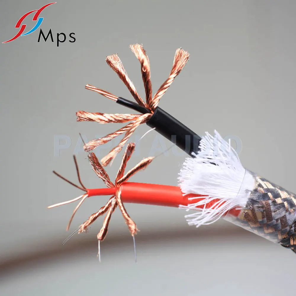 PAPRI HIFI MPS E 330MK2 99.99997% OFC + посеребренный динамик провод аудио кабель для Hifi усилитель