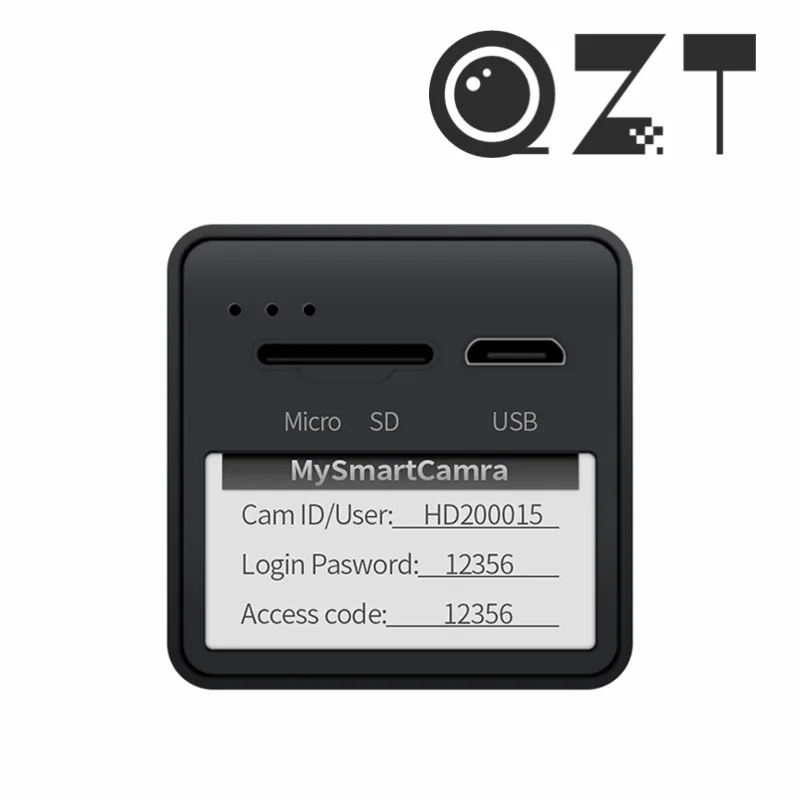 QZT камера безопасности для помещений беспроводной мини монитор малышей HD 1080P ip