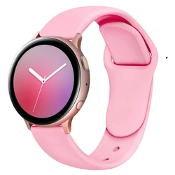 Premium Silicone Smartwatch Strap - 20mm/22mm - Versatile and Comfortable Replacement Band - 22mm watch strap (Soft pink - 15)