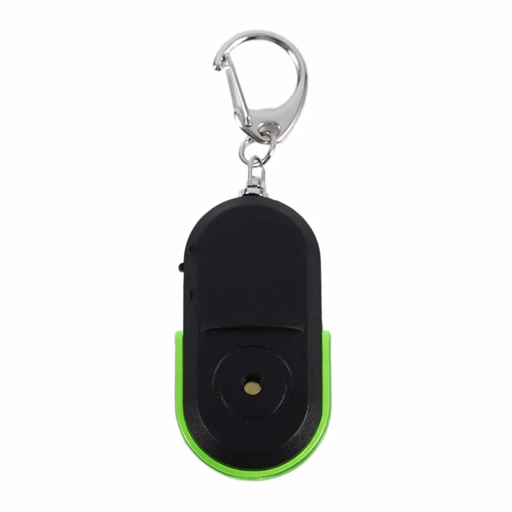 Устройство для поиска ключа брелок для ключей с локатором со Звуком Свистка с светодиодный мини-датчиком Анти-потери ключа
