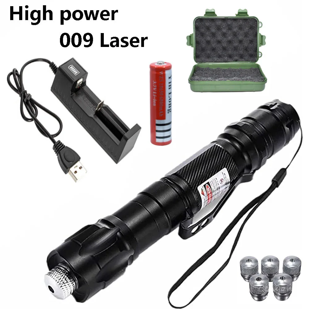 Лазерная указка зарядное устройство с USB Мощная зеленая лазерная регулируемым