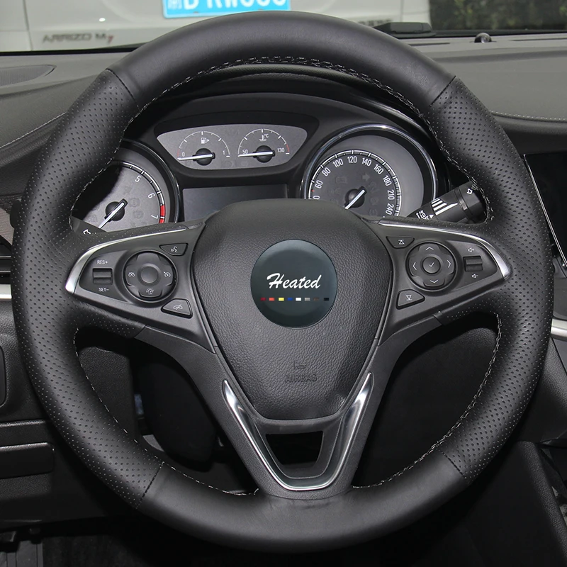 Чехол на руль из натуральной кожи Nappa для Buick Verano без оригинальной кожи|Чехлы руль|