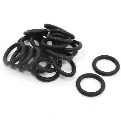 

53/64" x 19/32" Sealing Oil Filter Poly Urethane O Rings Washers 20Pcs