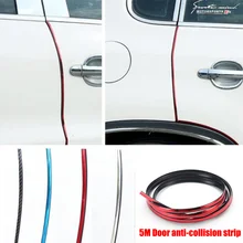 5m door anti-collision strip anti-collision protection paste automobile door edge anti-collision sealing decorative strip