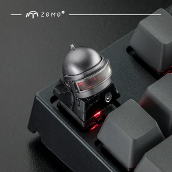 

Keycap mechanical keyboard key cap personality design, tertiary head Modeling PUBG Game theme key cap aluminum alloy keycaps，Z02