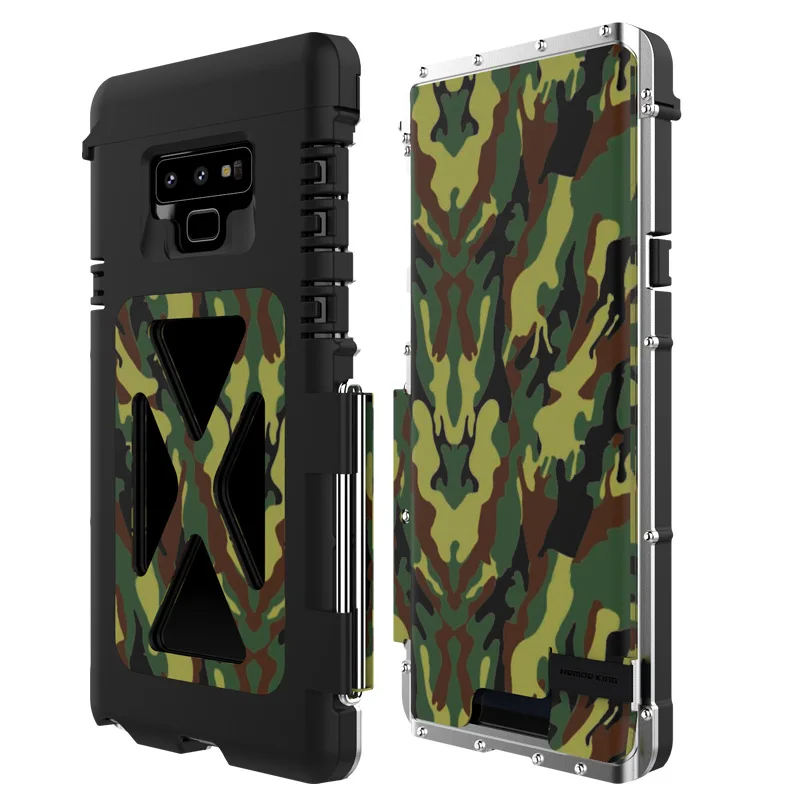 

New Style Holder Phone Case Note9 Shatter-resistant Creative Three-in-One Metal Protective Cover N9 Sucker Phone Frame