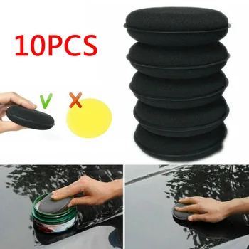 

Set Car Sponges Wear-resistant 10Pcs Replacement Cleaning tools Microfiber
