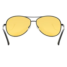 Защитные поляризованные очки для вождения автомобиля, очки ночного видения, мужские солнцезащитные очки с желтыми линзами, классические антибликовые очки для зрения