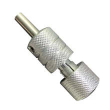 2 сумка для ПК алюминиевая автоматическая блокировка насадки для тату серебристого цвета тату рифленая ручка татуировка наконечник иглы