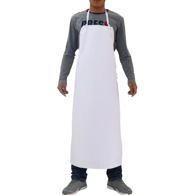 Strong Water Oil Heat Proof Apron Workshop Catering Store Butcher Chef Large PVC 