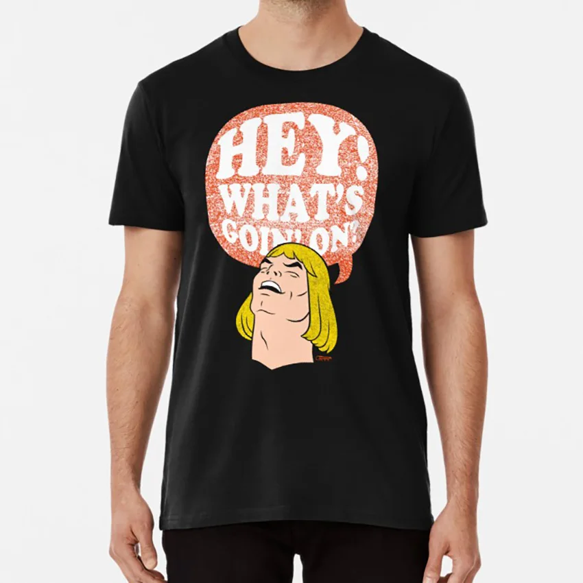 Мужская футболка с надписью HEY-Man | одежда