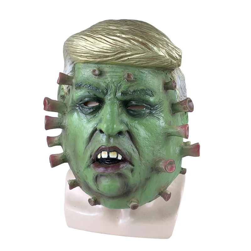 

HaleyChan U.S. President Donald Trump Mask Latex Hood Mask Spoof Party Props Halloween Cosplay Funny Mask for Festival Party