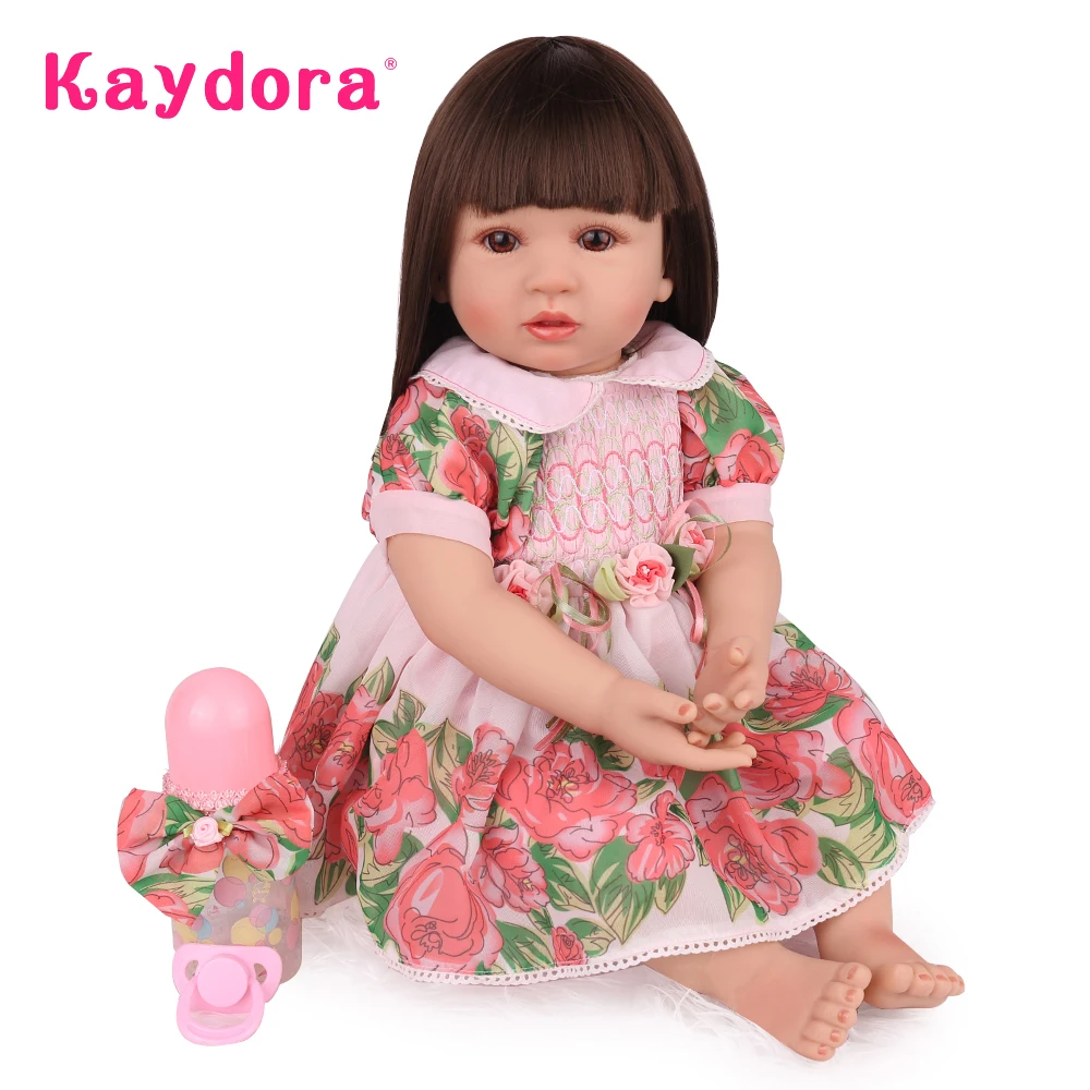Kaydora 24-дюймовая кукла принцессы длинные волосы Новорожденный ребенок силикон lol