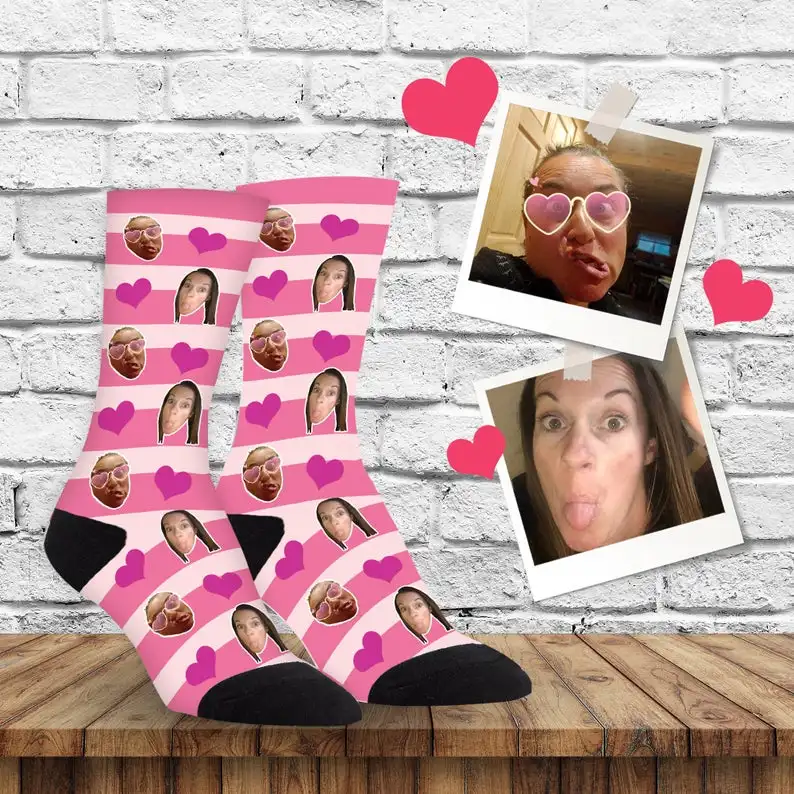 Оригинальные носки с принтом на заказ, уникальные персональные носки с изображением домашних животных, подарки на день рождения, Рождество, носки для влюбленных, подарочные носки