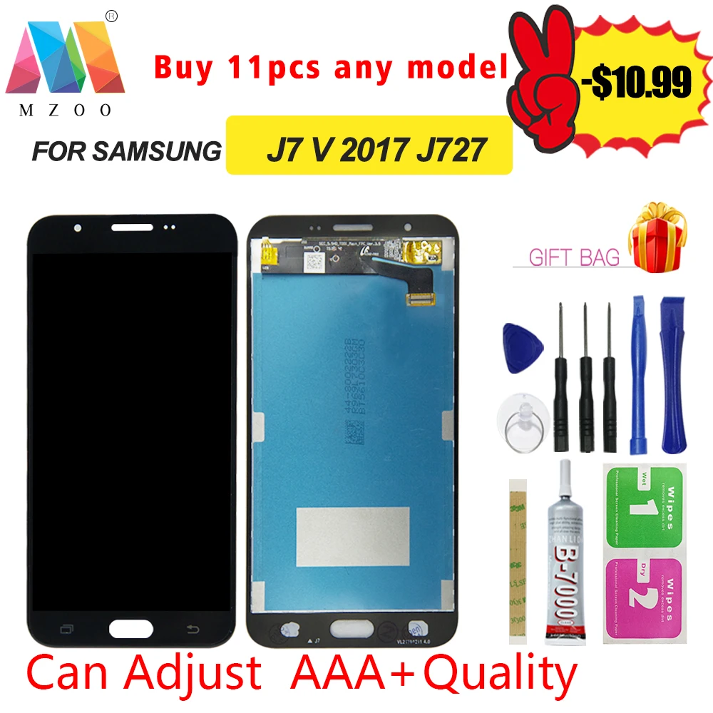 

For Samsung Galaxy J7 V 2017 J727 J727P J727V LCD Display Touch Screen Digitizer Replacements J727 LCD For Samsung J727 Screen