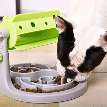 

Interactive Dog Cat feeder Puzzle Toy Slow Feeder Funny Pet Game Bloat Pet IQ Training Bowl Entertainment Smart Foraging#0805g30