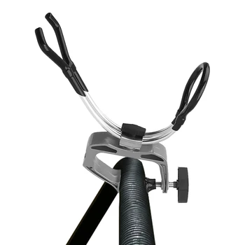 

Equipment Outdoor Aluminum Alloy Fishing Rod Holder Tools Clamp-On Mount Pole Durable Boat Deck Bracket Universal Rack