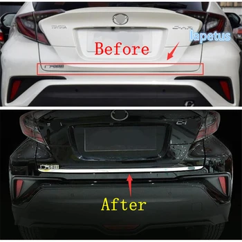 

Lapetus Rear Trunk Tailgate Boot Lower Door Decoration Overlay Strip Streamer Cover Trim Fit For Toyota C-HR CHR 2016 - 2020