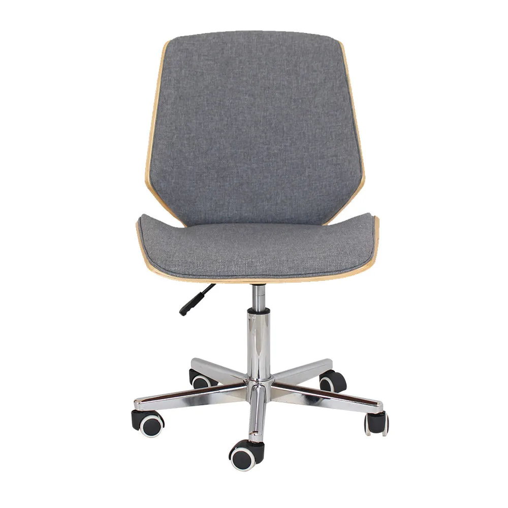 Fashion swivel chair solid wood computer lift home study office front desk lounge |