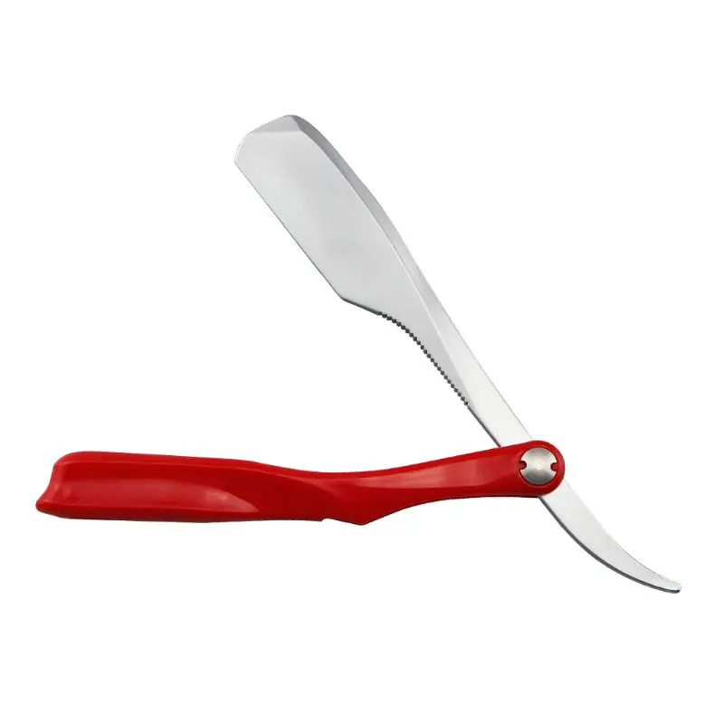 Винтажный ручной складной бритвенный держатель для волос бритвенный нож для бритья бровей мужской уход R3MF