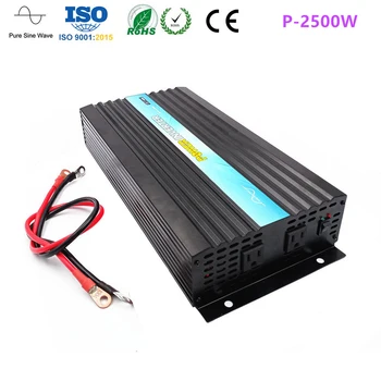

Off-grid 12v to ac 110v 2500w pure sine wave inverter, power inverter,50hz&60hz switch ,CE&ROHS approved,free shipping
